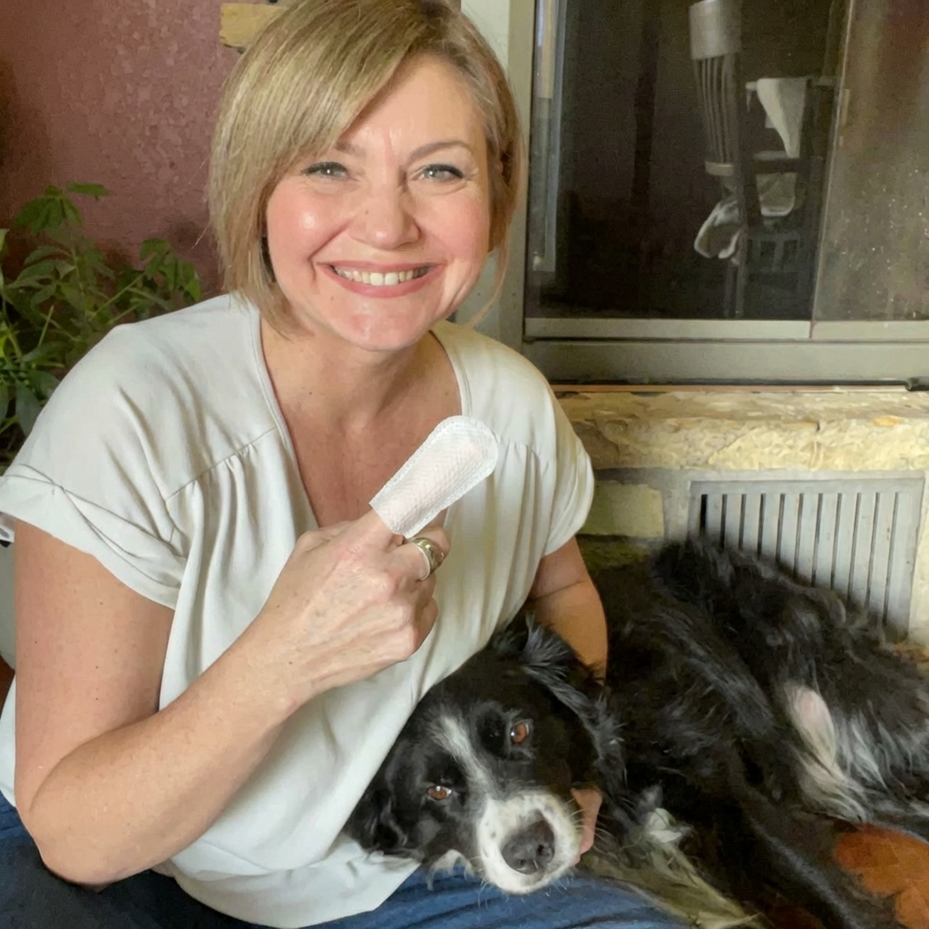 Natural Pet Dental Finger Wipes