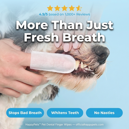 Natural Pet Dental Finger Wipes