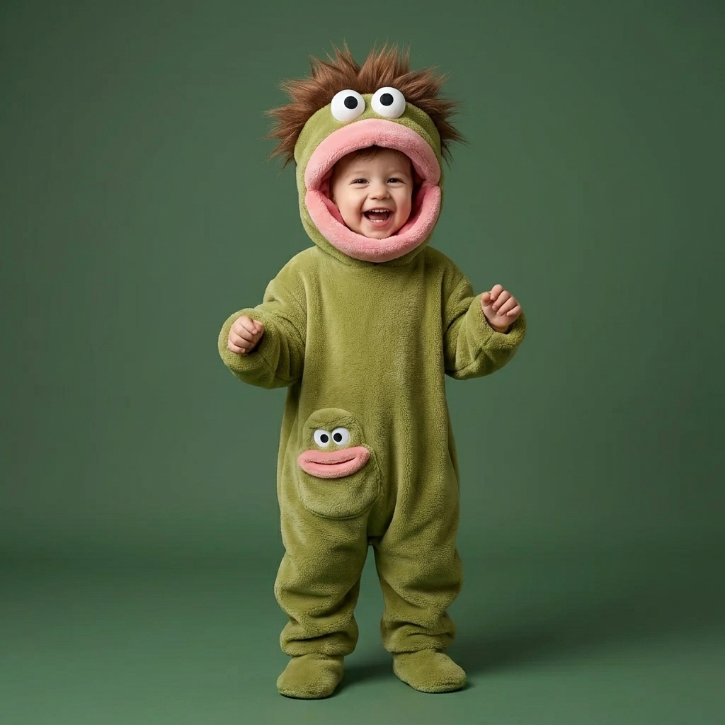 Snuggo™ Green Monster Onesie