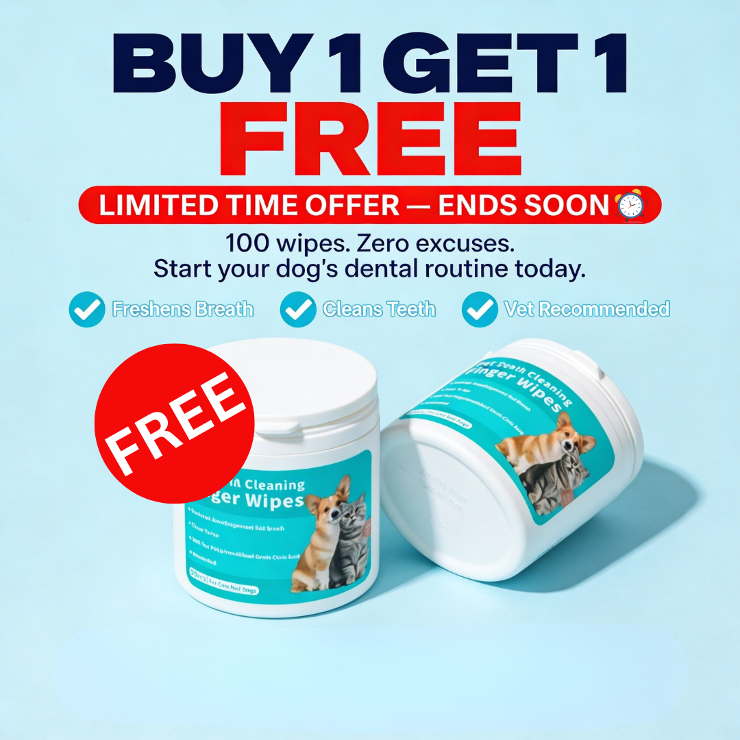 Natural Pet Dental Finger Wipes