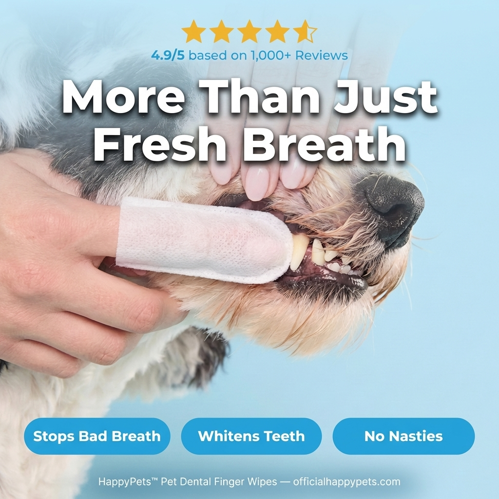Natural Pet Dental Finger Wipes